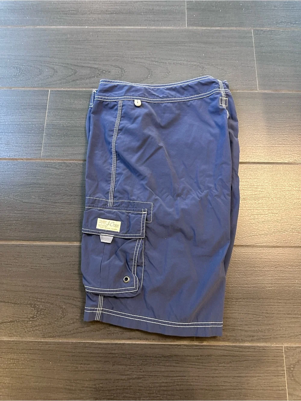 J. Crew Men’s Vintage Polar Blue Board Shorts